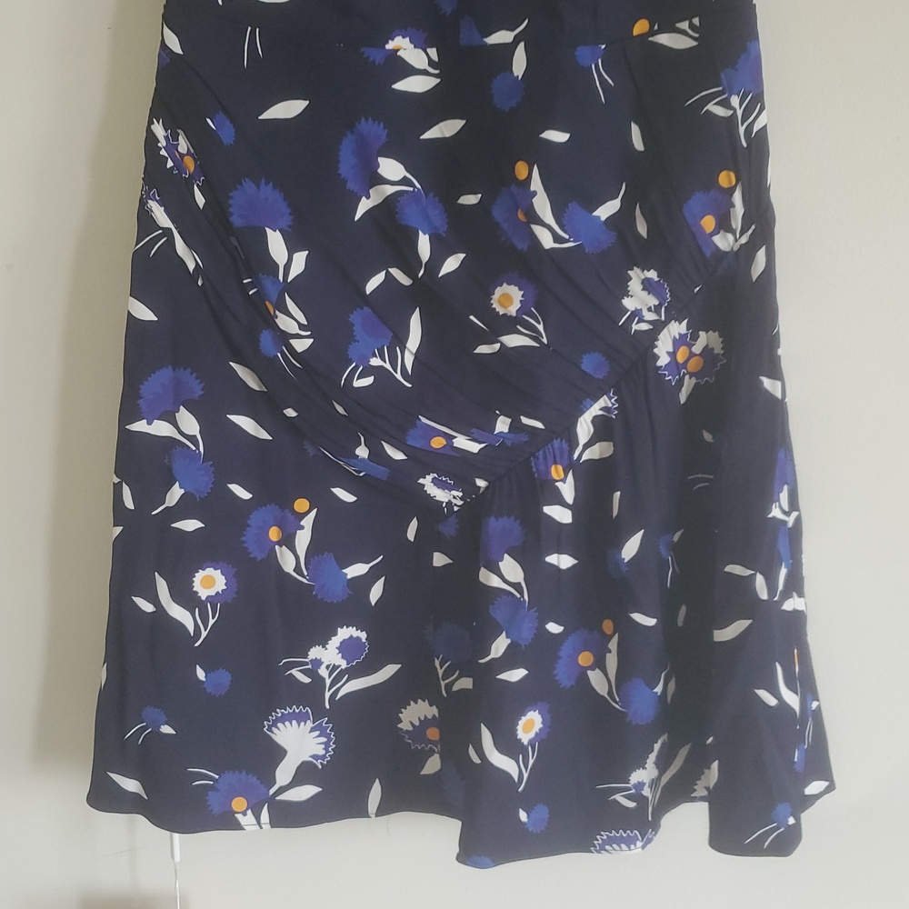 SELF PORTRAIT NAVY BOTANICAL PRINTED MINI DRESS;SIZE:US-4 - Picture 8 of 15